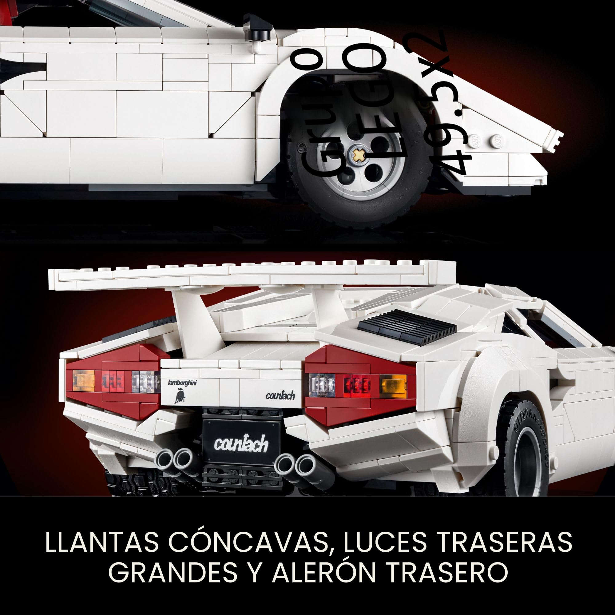Amazon.com: LEGO Icons Lamborghini Countach 5000 Quattrovalvole